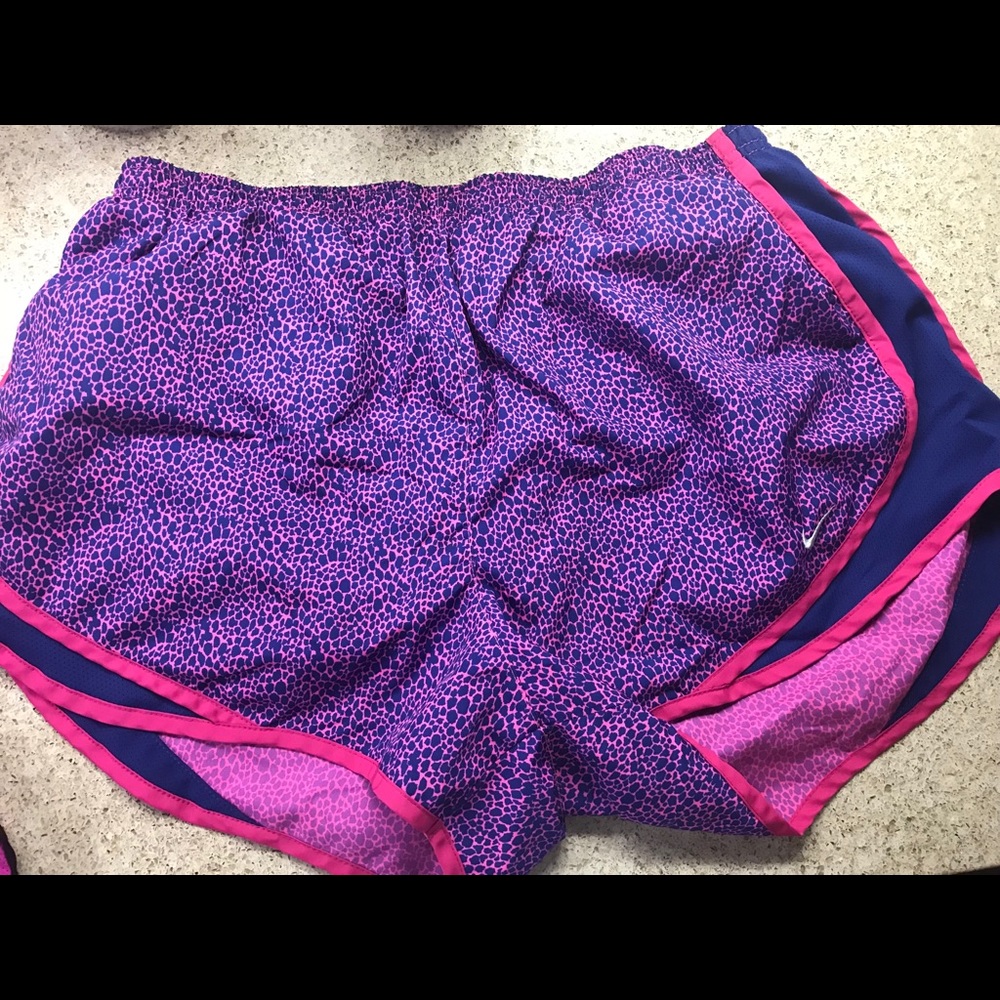 Nike running shorts cute, fun pattern XL